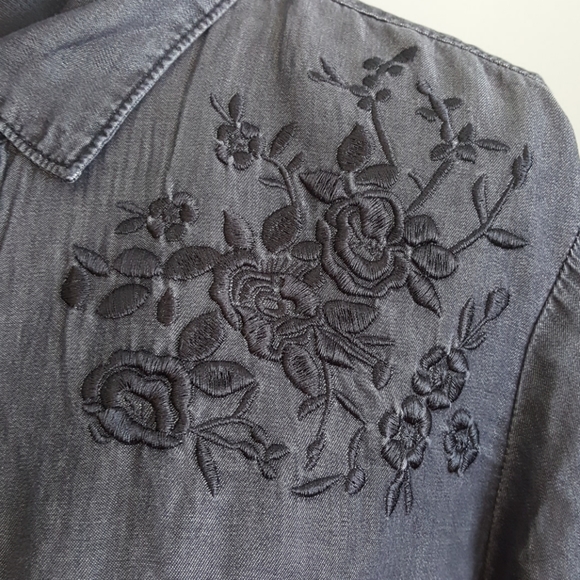 VTG Jordache Tunic Button Down Tunic Shirt (XL) - Picture 5 of 9